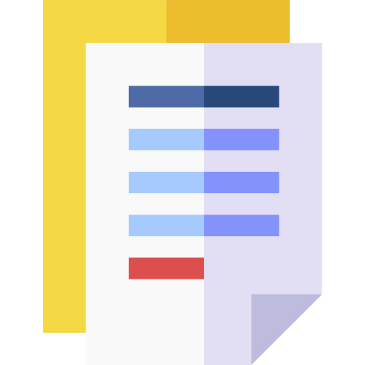 Document Basic Straight Flat icon