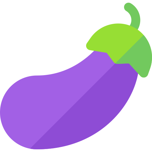 Eggplant Basic Rounded Flat icon