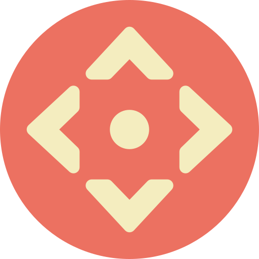 mover botón Generic Flat icono