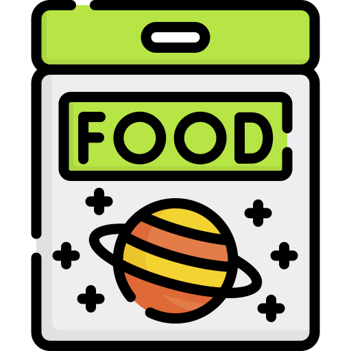 Space food Special Lineal color icon