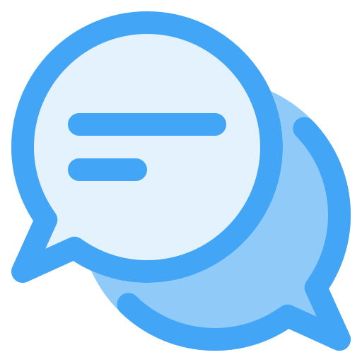 conversacion Generic Blue icono