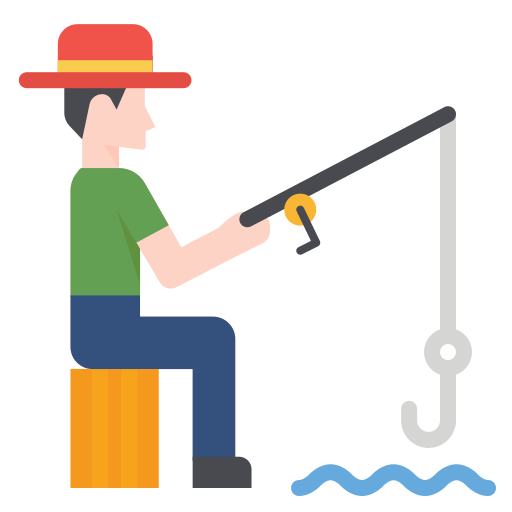 Fishing Kosonicon Flat icon