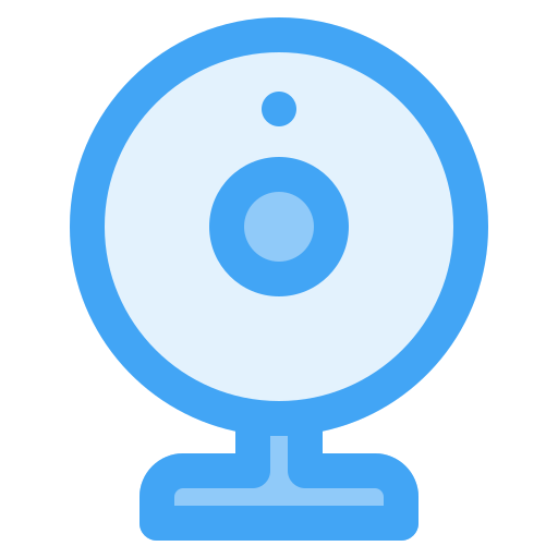 webcam Generic Blue icon