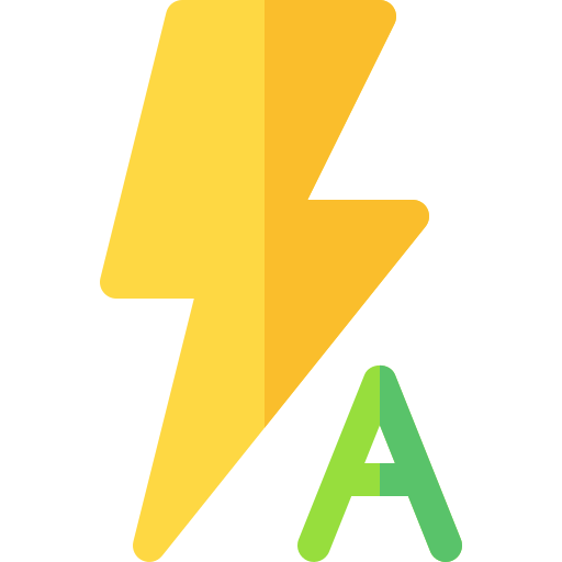 flash automático Basic Rounded Flat icono