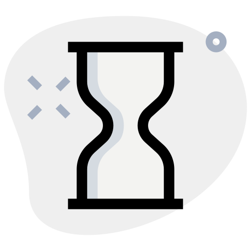 reloj de arena Generic Rounded Shapes icono