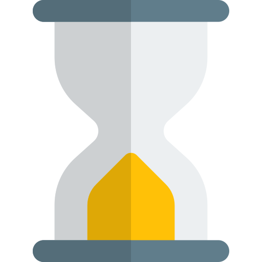 Hourglass Pixel Perfect Flat icon