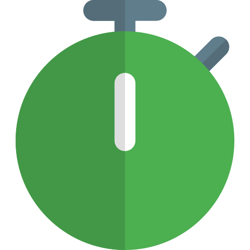 Stopwatch Pixel Perfect Flat icon