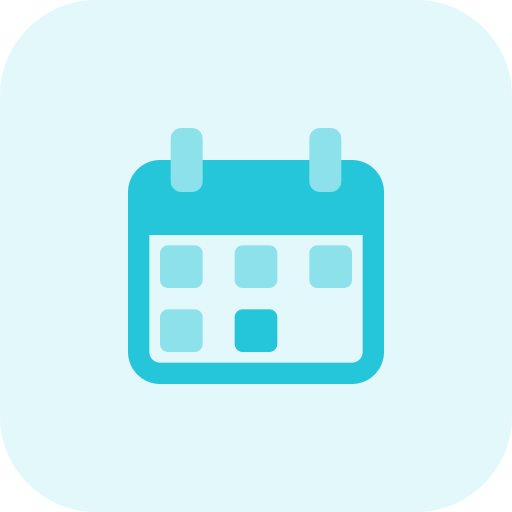 kalender Pixel Perfect Tritone icoon