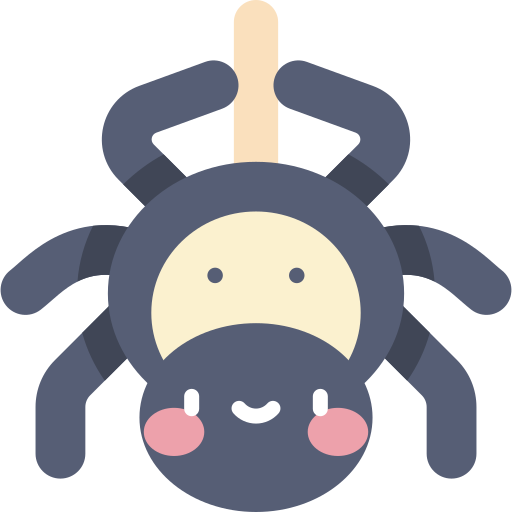 거미 Kawaii Flat icon