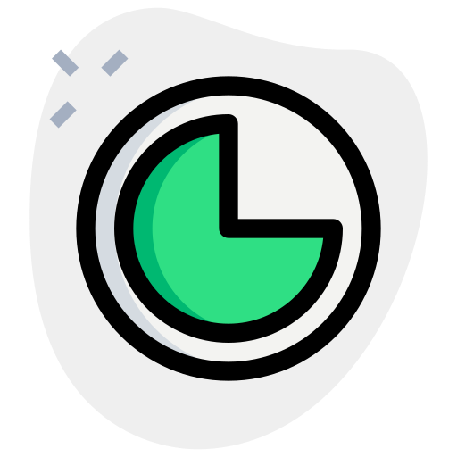 Third quarter Generic Rounded Shapes icon
