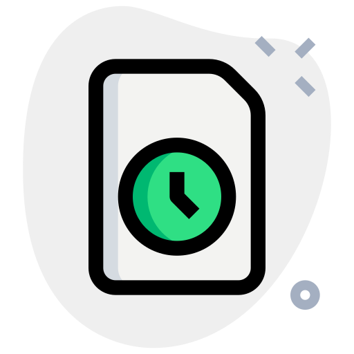 時刻表 Generic Rounded Shapes icon