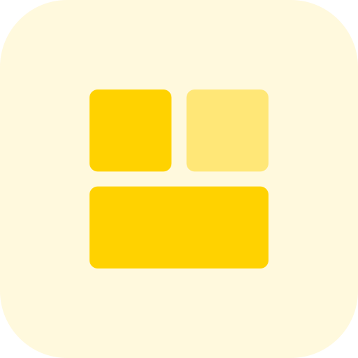 bloques Pixel Perfect Tritone icono