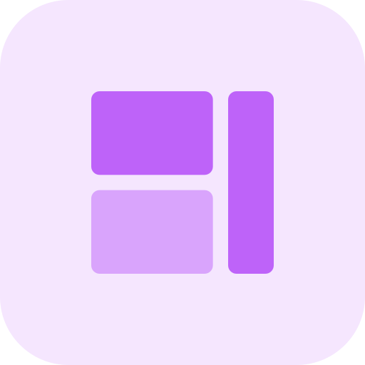 Grid Pixel Perfect Tritone icon
