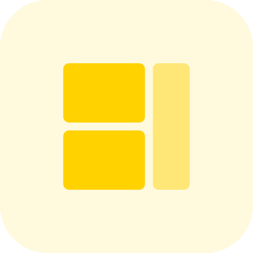 cuadrícula Pixel Perfect Tritone icono