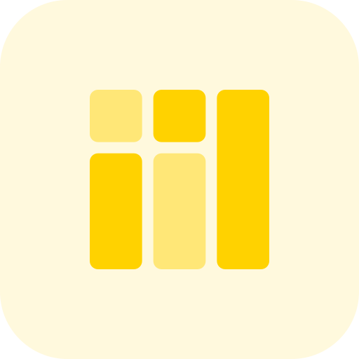 Grid lines Pixel Perfect Tritone icon
