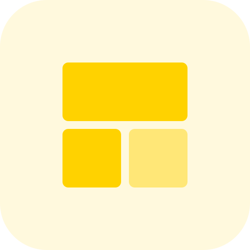 グリッド Pixel Perfect Tritone icon