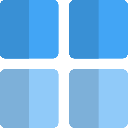 Blocks Pixel Perfect Flat icon