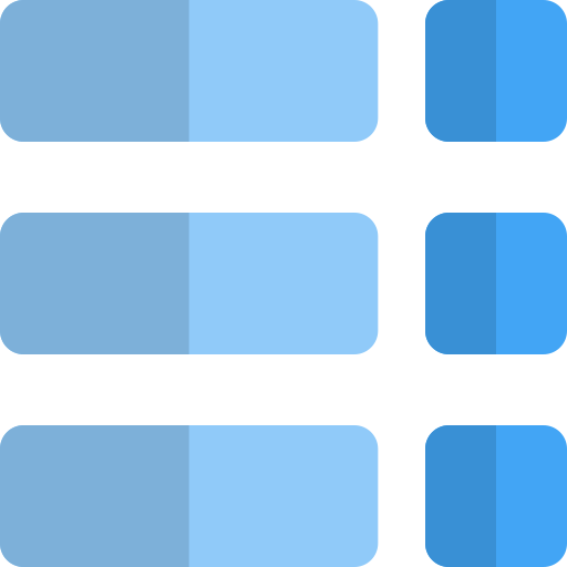 layout Pixel Perfect Flat icon