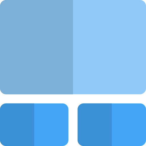 グリッド Pixel Perfect Flat icon