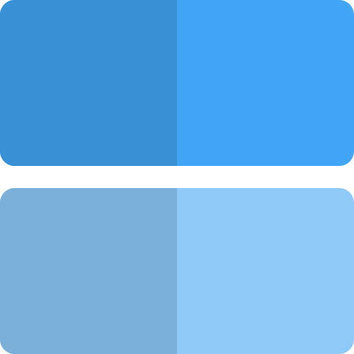Row Pixel Perfect Flat icon