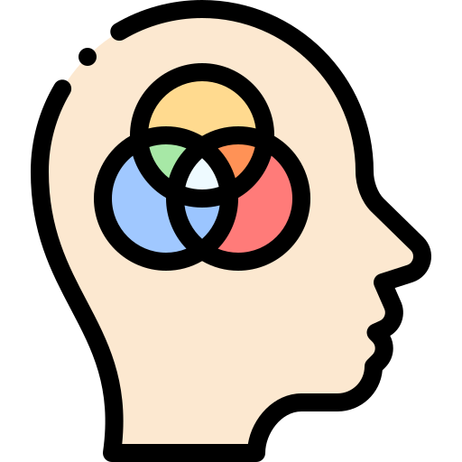 感情的知性 Detailed Rounded Lineal color icon