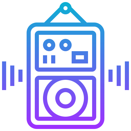 Speaker Meticulous Gradient icon