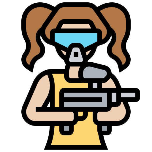 Paintball Meticulous Lineal Color icon