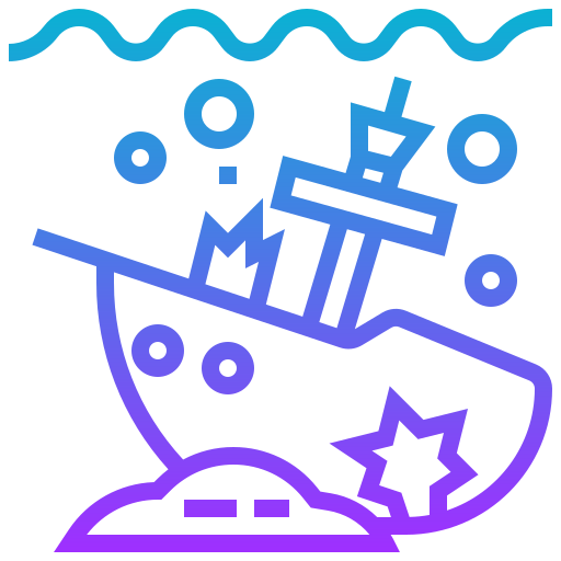 Shipwreck Meticulous Gradient icon