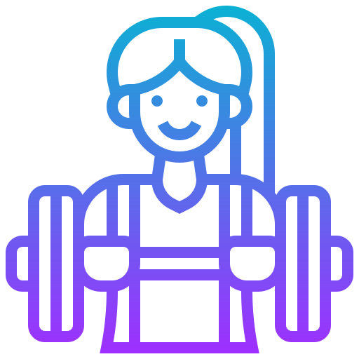Weightlifting Meticulous Gradient icon