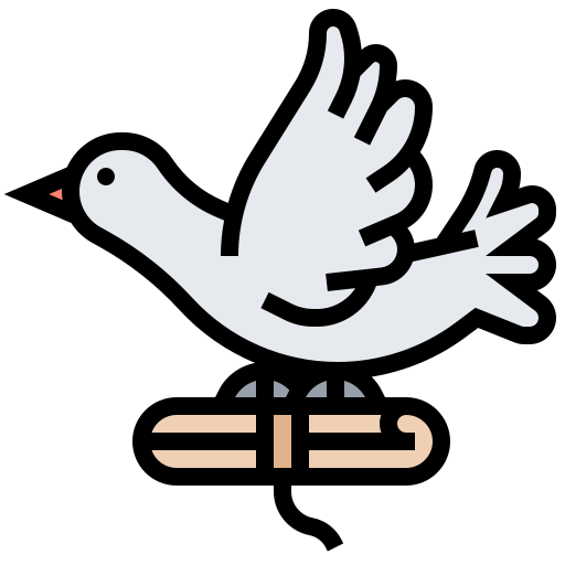 ptak Meticulous Lineal Color ikona