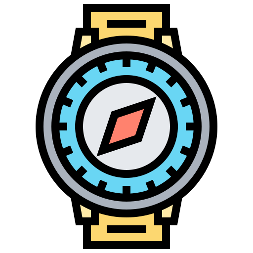 reloj de pulsera Meticulous Lineal Color icono