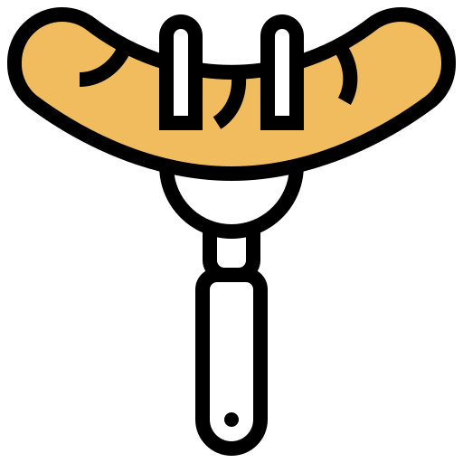 salchicha Meticulous Yellow shadow icono