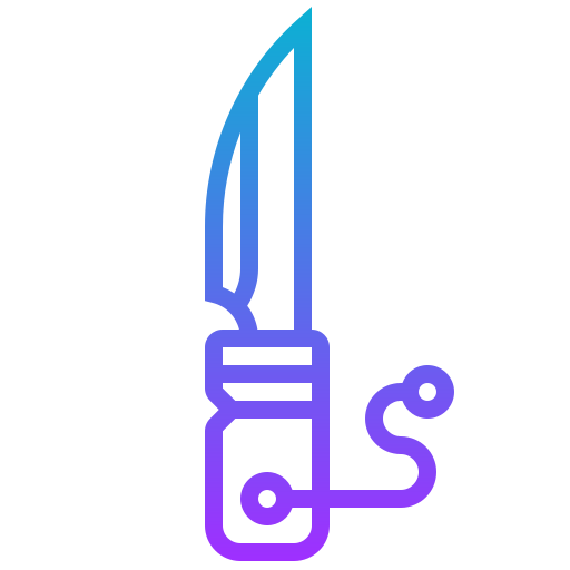 cuchillo Meticulous Gradient icono