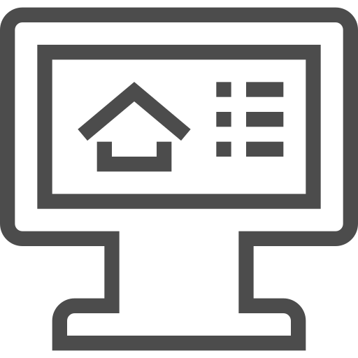 Real estate agency Generic Detailed Outline icon