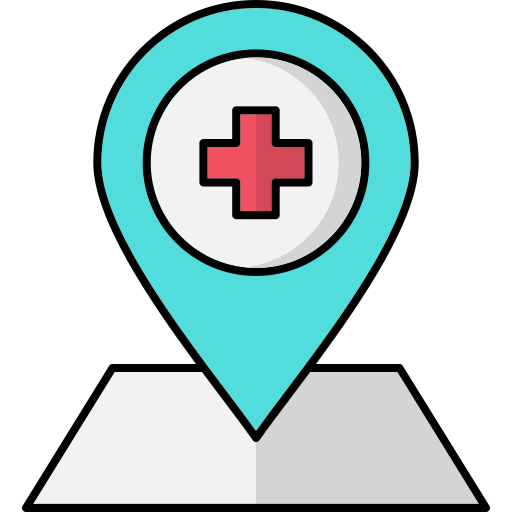 Hospital sign Generic Outline Color icon