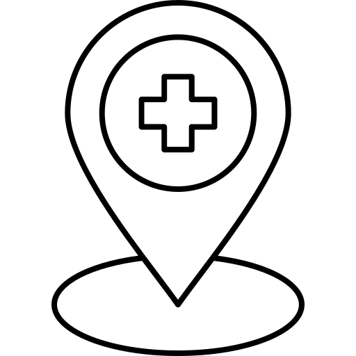 Знак больницы Generic Thin Outline иконка