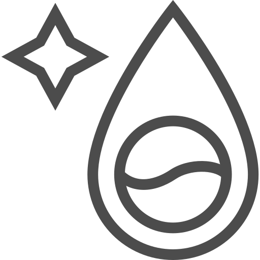 goccia d'acqua Generic Detailed Outline icona