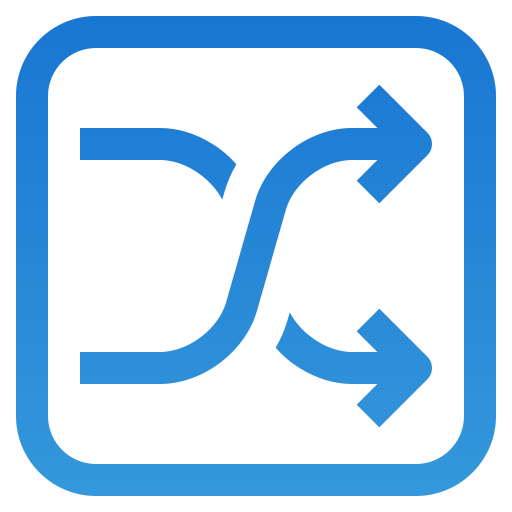 Shuffle Generic Gradient icon