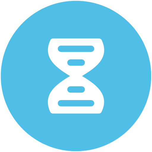 dna-structuur Generic Circular icoon