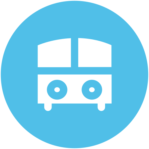 schoolbus Generic Circular icoon