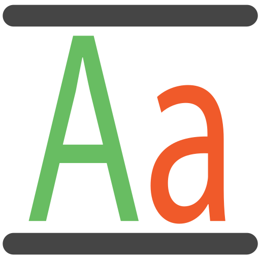brieven abc Generic Outline Color icoon