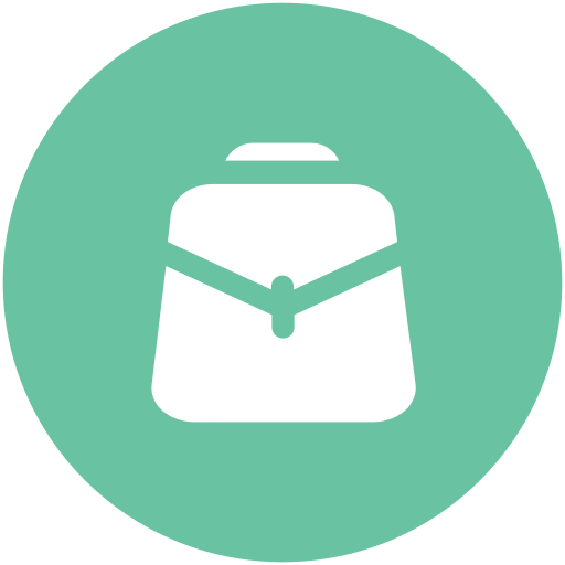 School bag Generic Circular icon