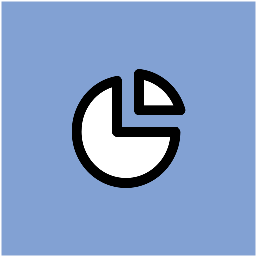gráfico circular Generic Square icono