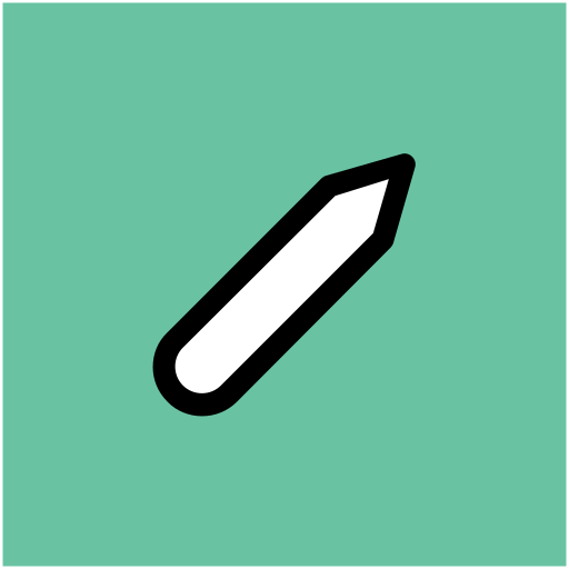 potlood Generic Square icoon