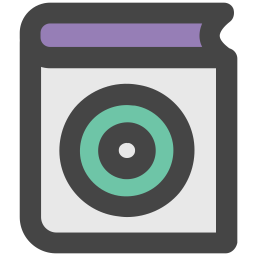 オーディオブック Generic Outline Color icon
