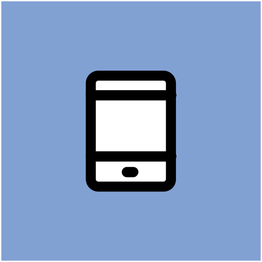 mobiele telefoon Generic Square icoon