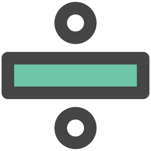 Divide Generic Outline Color icon