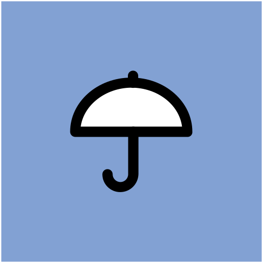 paraplu Generic Square icoon