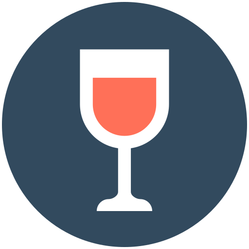bicchiere di vino Generic Circular icona