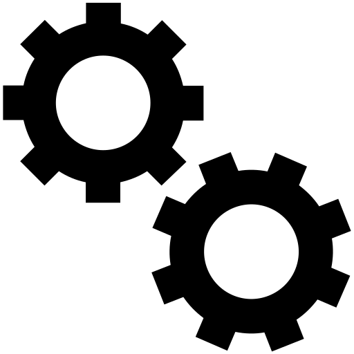 ingranaggi Generic Glyph icona